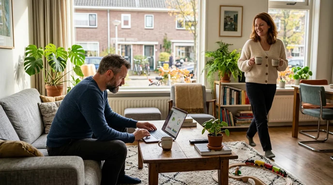 Victron Cerbo GX communicatiemodule met VRM-dashboard op tablet