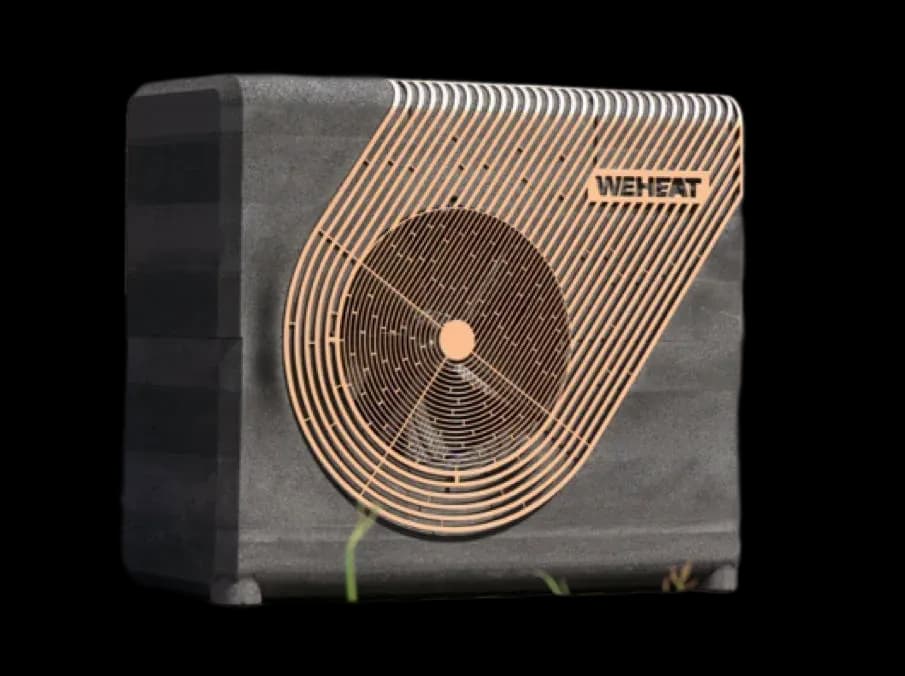 WeHeat Sparrow warmtepomp buitenunit met EPP-behuizing productfoto