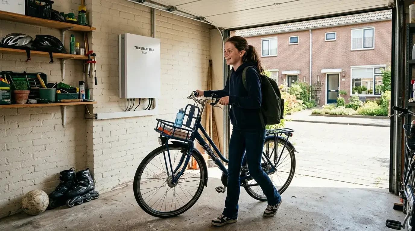 Hausbatterie in niederländischem Wohnhaus installiert