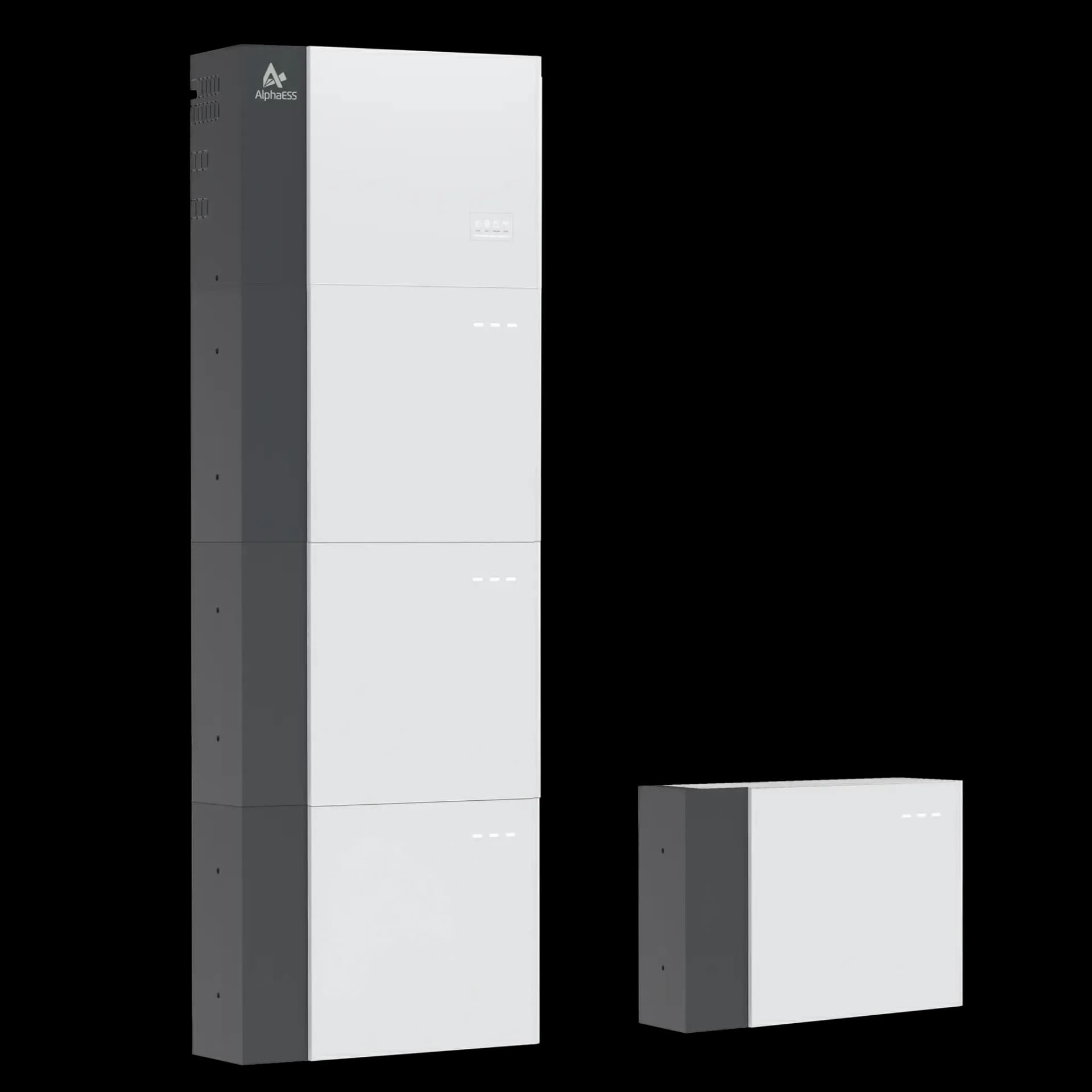 Alpha ESS SMILE-T10 thuisbatterij 15 kWh configuratie met vijf gestapelde modules