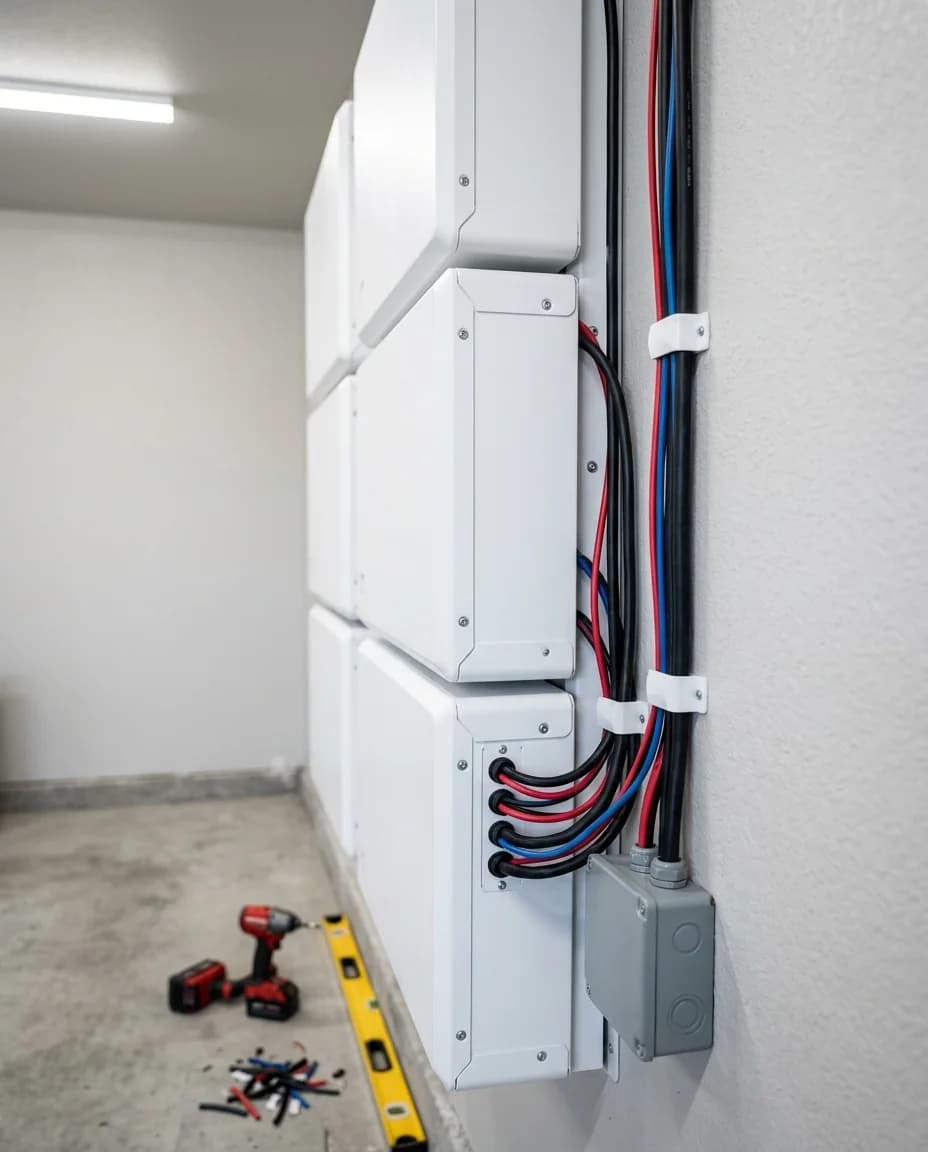 SolarEdge Home Battery 48V LFP modulaire opbouw met gestapelde batterijmodules