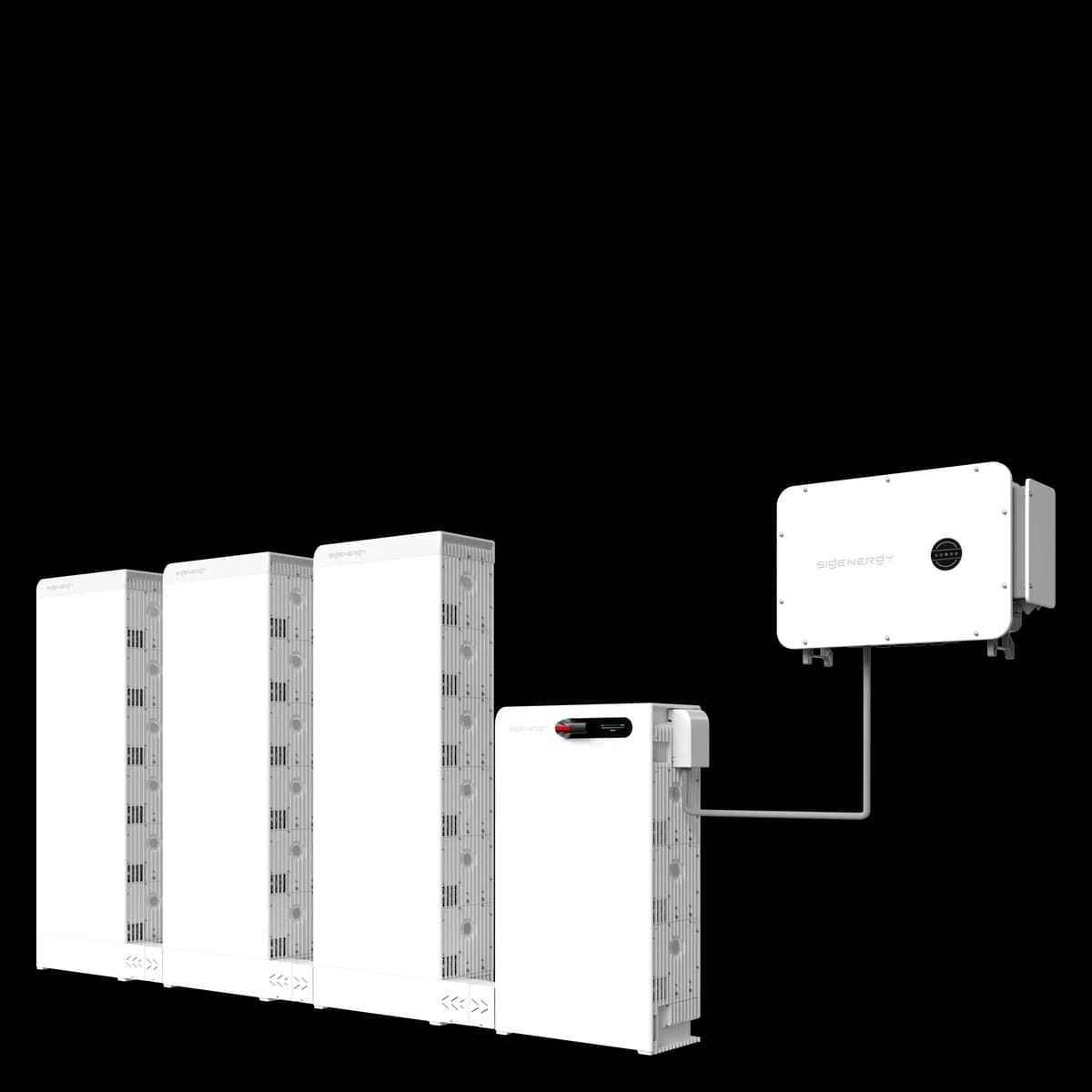 Sigenergy SigenStack modulair batterijsysteem met hybride omvormer voor MKB en industrie